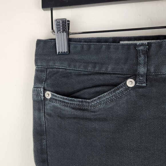 Nili Lotan Washed Black Low Rise Ankle Jeans sz 2 - Picture 4 of 8